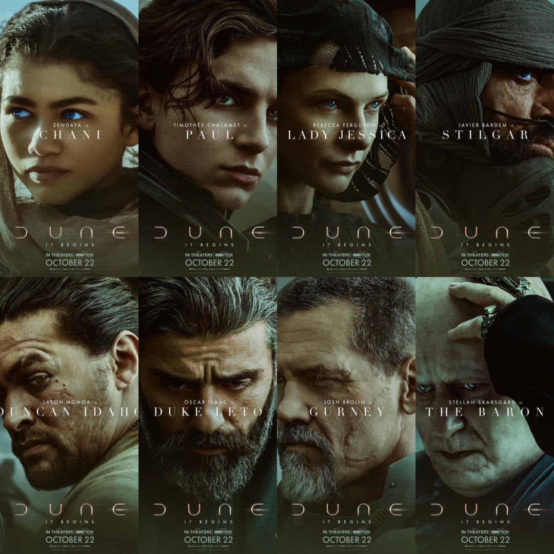 Duna (Partes 1 e 2) Dune-character-posters